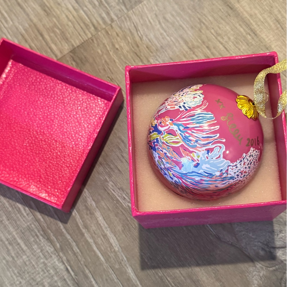 Lilly Pulitzer Christmas Ornament